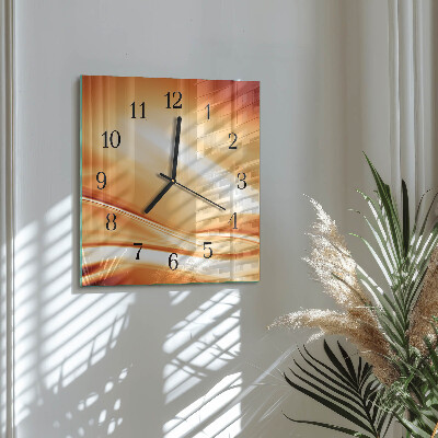 Wanduhr aus glas Abstraktion