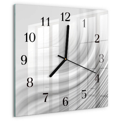 Wanduhr aus glas Abstraktion