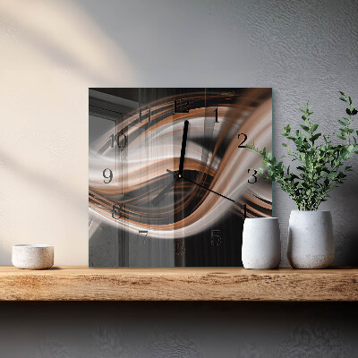 Wanduhr aus glas Abstrakte Kunst