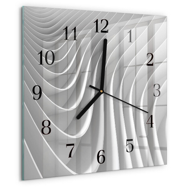 Wanduhr aus glas Abstraktion