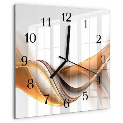 Wanduhr aus glas Abstraktion