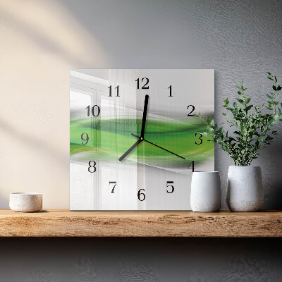 Wanduhr aus glas Abstraktion