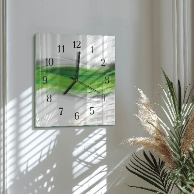 Wanduhr aus glas Abstraktion