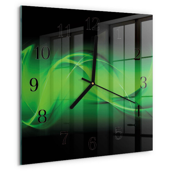 Wanduhr aus glas Abstraktion