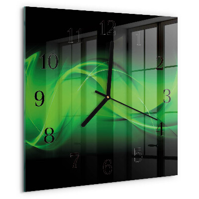 Wanduhr aus glas Abstraktion