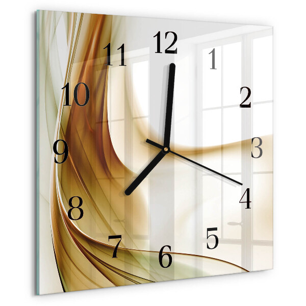 Wanduhr aus glas Abstraktion