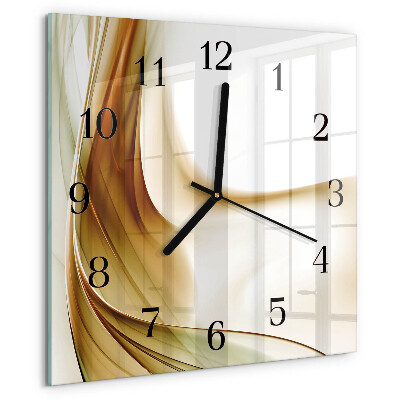 Wanduhr aus glas Abstraktion
