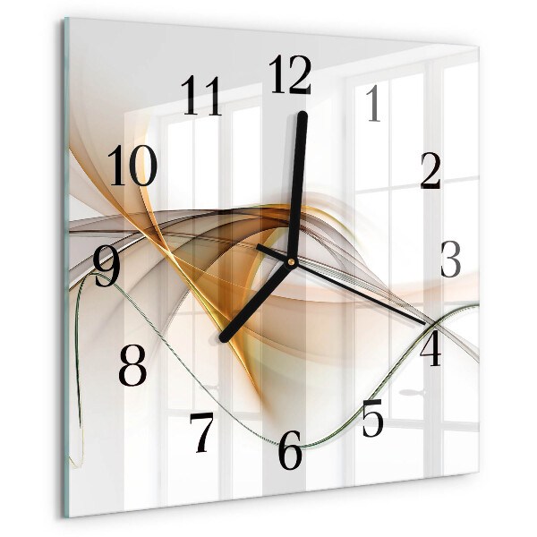 Wanduhr aus glas Abstraktion