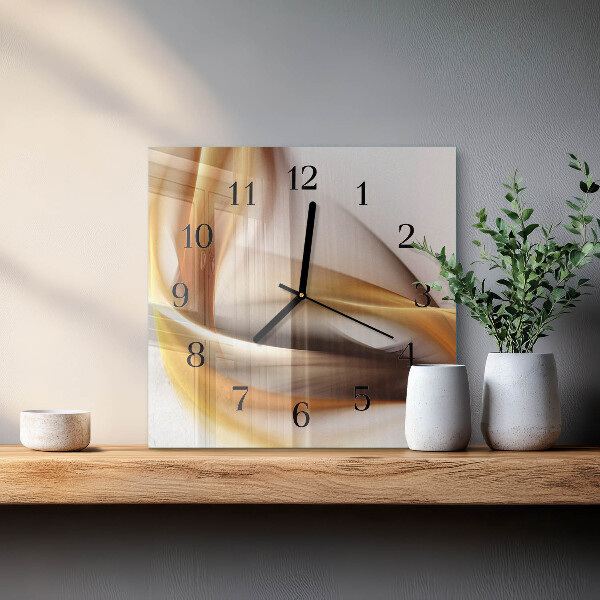 Wanduhr aus glas Abstraktion