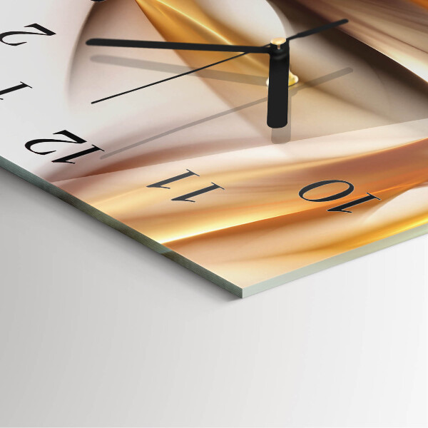 Wanduhr aus glas Abstraktion