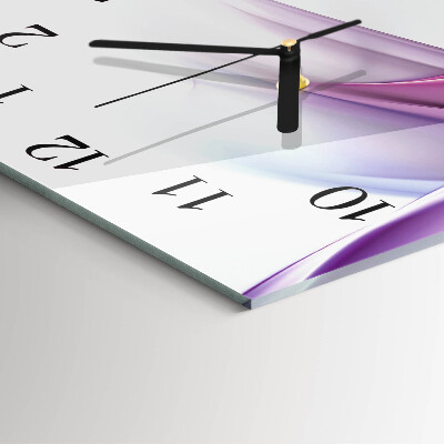 Wanduhr aus glas Abstraktion