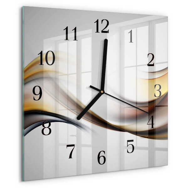 Wanduhr aus glas Abstraktion