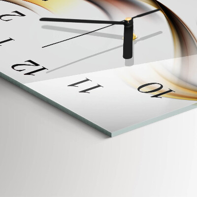 Wanduhr aus glas Abstraktion