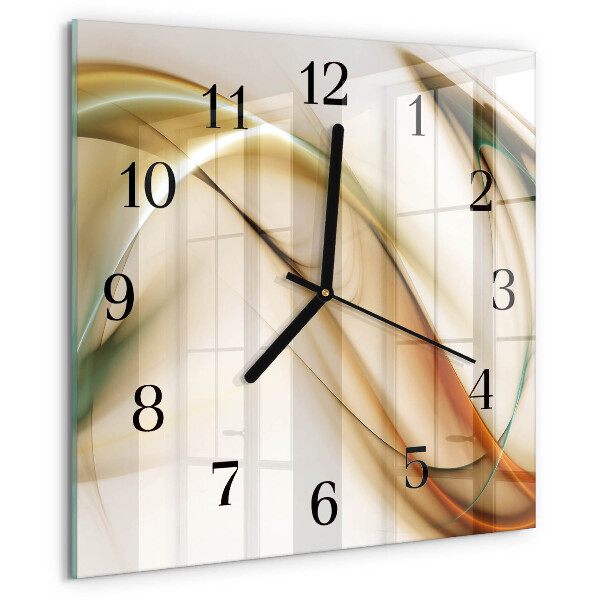 Wanduhr aus glas Abstraktion
