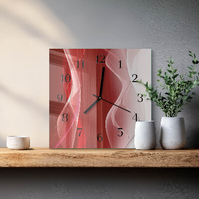 Wanduhr aus glas Abstraktion