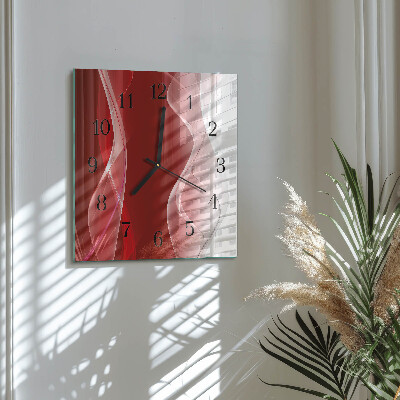 Wanduhr aus glas Abstraktion