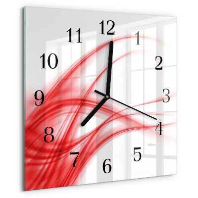 Wanduhr aus glas Abstrakte Kunst