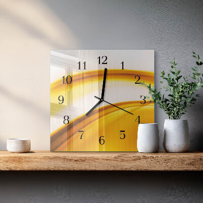 Wanduhr aus glas Abstrakte Kunst