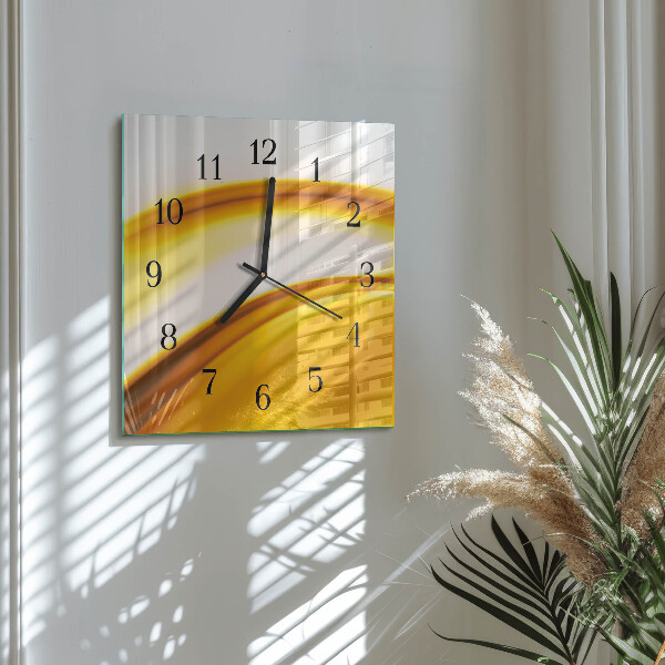 Wanduhr aus glas Abstrakte Kunst