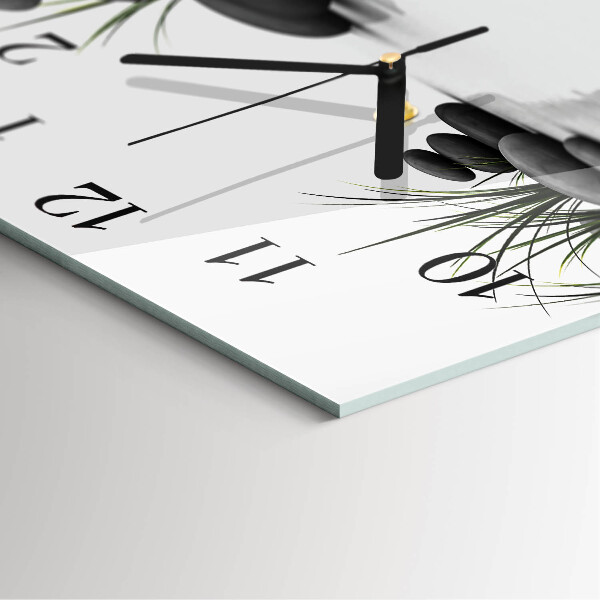 Wanduhr aus glas Stone Spa