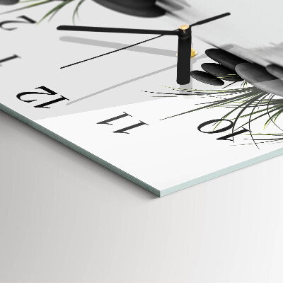 Wanduhr aus glas Stone Spa