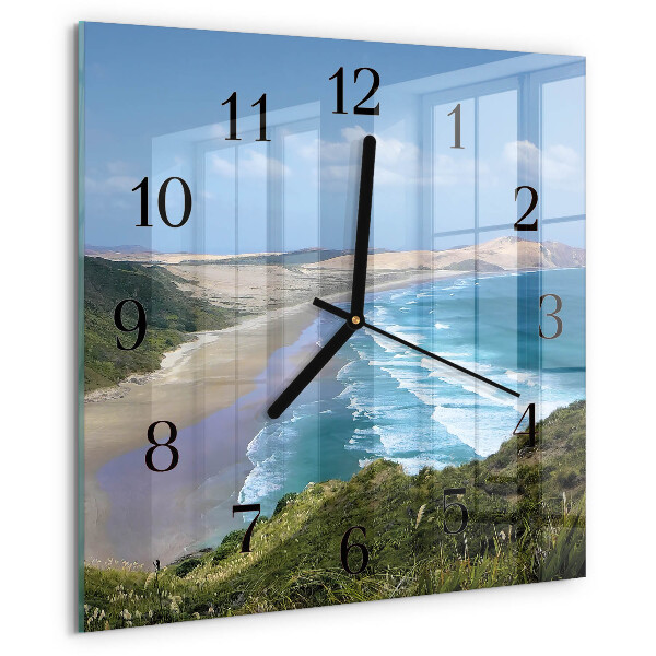 Wanduhr aus glas Küste