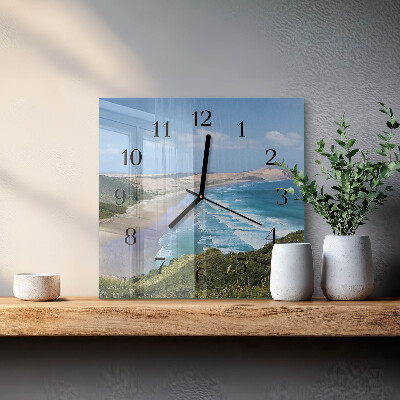 Wanduhr aus glas Küste