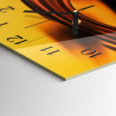 Wanduhr aus glas Abstraktion