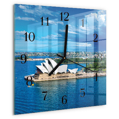 Wanduhr aus glas Opernhaus von Sydney