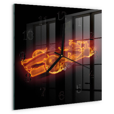 Wanduhr aus glas Schrott