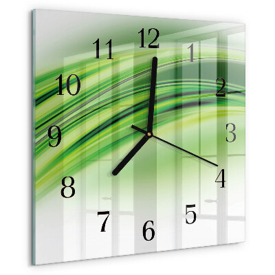 Wanduhr aus glas Abstrakte Kunst