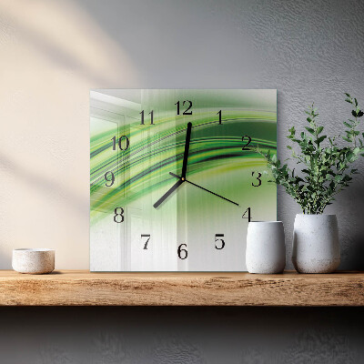 Wanduhr aus glas Abstrakte Kunst