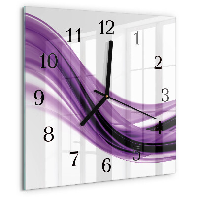 Wanduhr aus glas Abstrakte Kunst