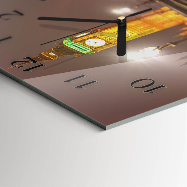Wanduhr aus glas Big Ben
