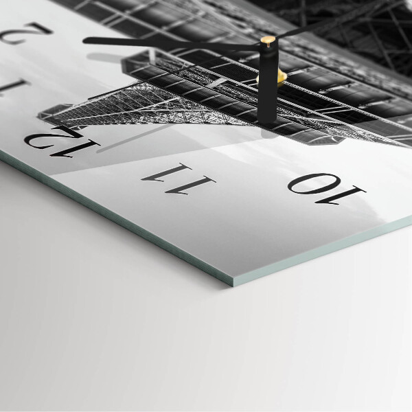 Wanduhr aus glas Eiffelturm Paris