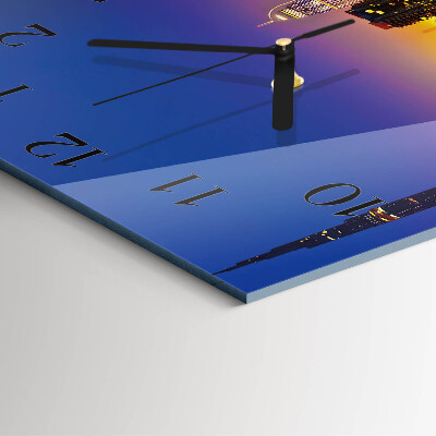 Wanduhr aus glas Horizon Dubai
