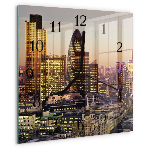 Wanduhr aus glas London