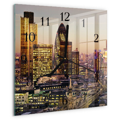 Wanduhr aus glas London