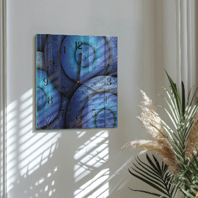 Wanduhr aus glas Die Kunst der Kreise
