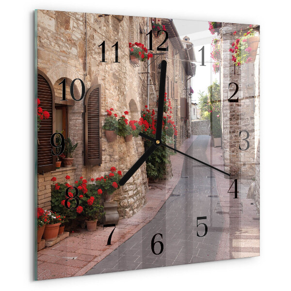 Wanduhr aus glas Avenue