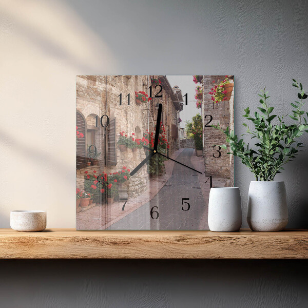 Wanduhr aus glas Avenue