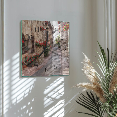 Wanduhr aus glas Avenue
