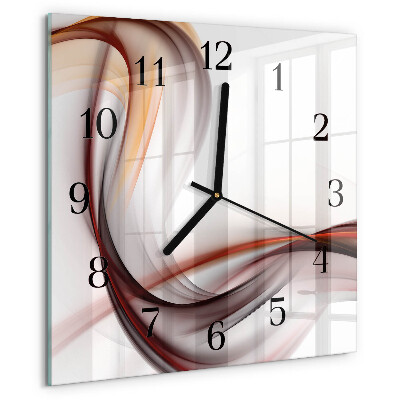 Wanduhr aus glas Abstraktion