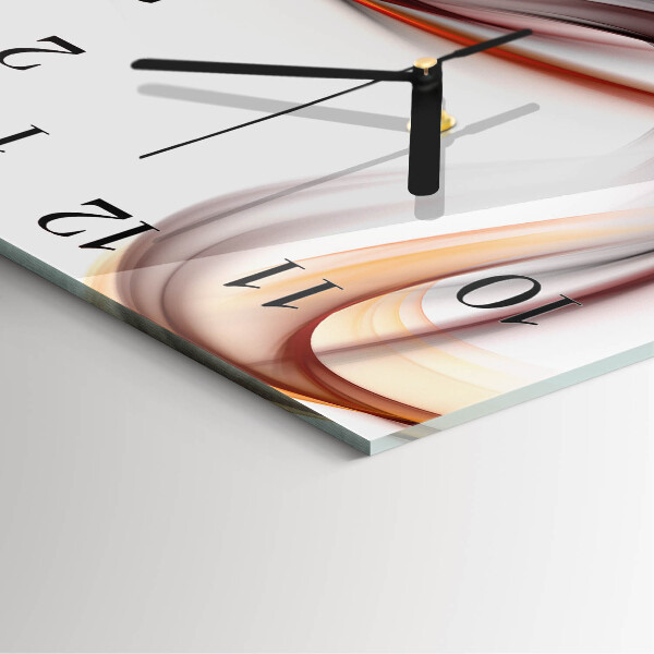 Wanduhr aus glas Abstraktion