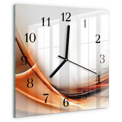 Wanduhr aus glas Abstraktion