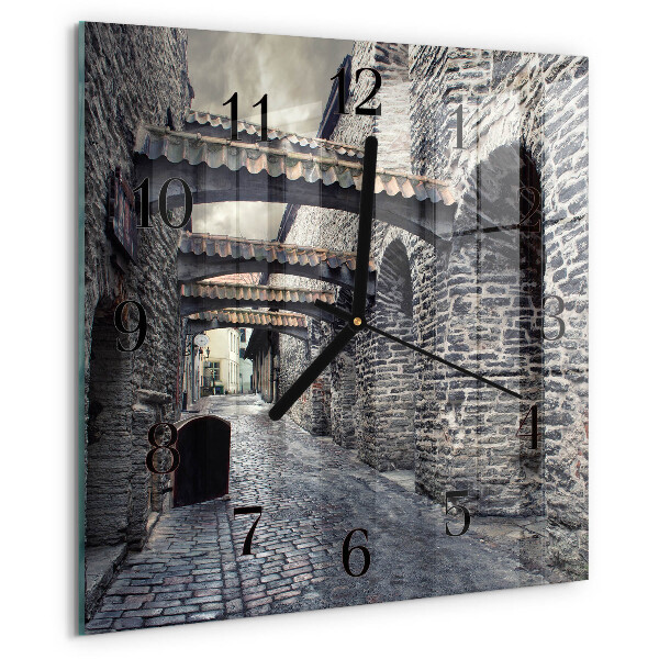 Wanduhr aus glas Avenue
