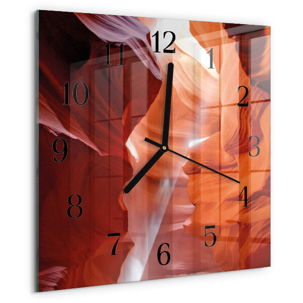 Wanduhr aus glas Höhle