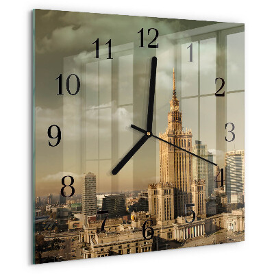 Wanduhr aus glas Warschau