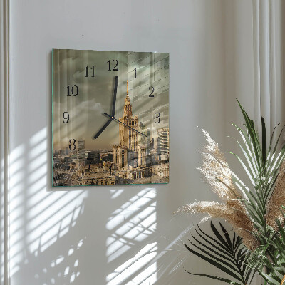 Wanduhr aus glas Warschau