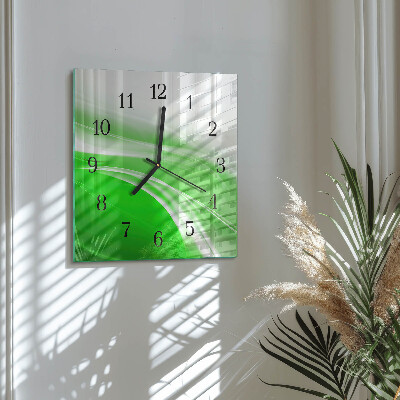 Wanduhr aus glas Abstraktion